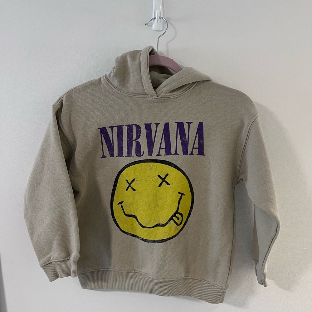Zara Cream Fleece-Lined Hoodie